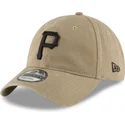 lippikset-kaareva-ruskea-saadettava-nauha-9twenty-core-classic-pittsburgh-pirates-mlb-new-era