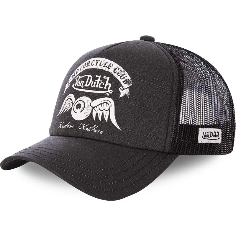 lippikset-kaareva-rekka-musta-snapback-lapsille-crew8-von-dutch