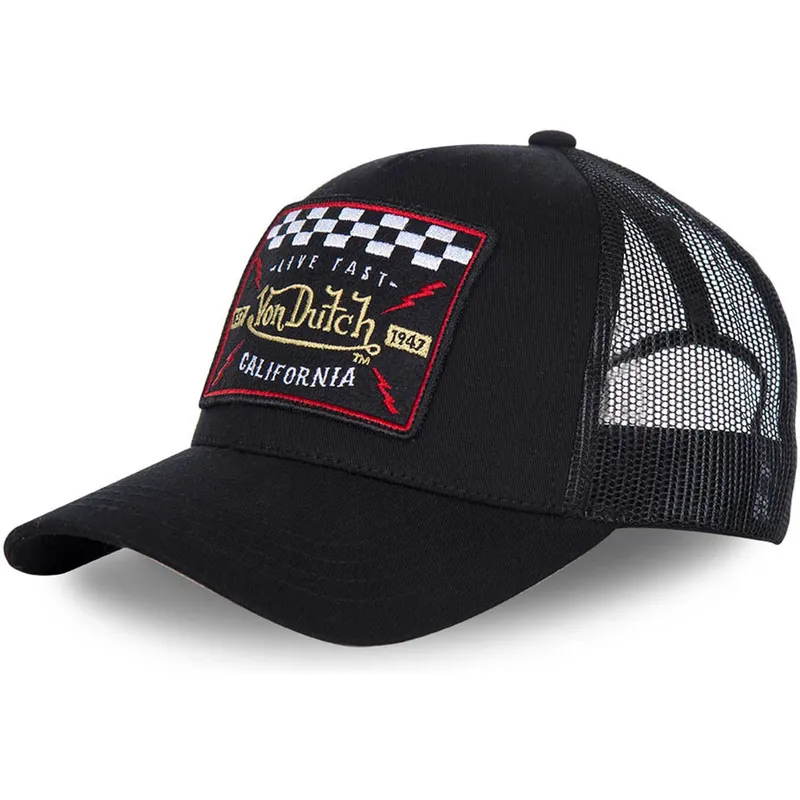 lippikset-kaareva-rekka-musta-snapback-lapsille-blacky4-von-dutch