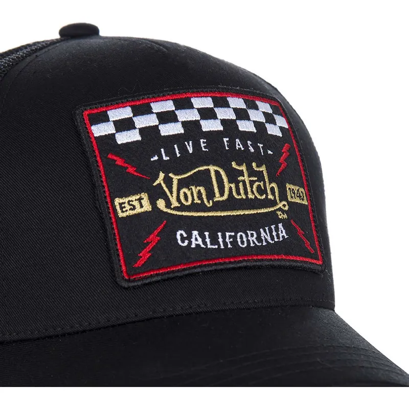 lippikset-kaareva-rekka-musta-snapback-lapsille-blacky4-von-dutch