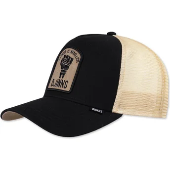 Lippikset kaareva rekka musta snapback Rebellion HFT Djinns