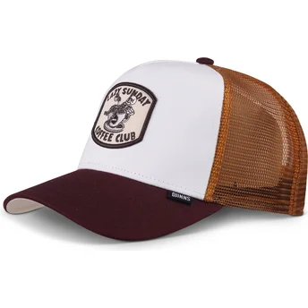 Lippikset kaareva rekka monivärinen snapback , marrón Coffee Club HFT Djinns