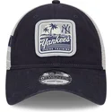 lippikset-kaareva-rekka-laivastonsininen-snapback-9twenty-stripe-new-york-yankees-mlb-new-era