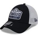 lippikset-kaareva-rekka-laivastonsininen-snapback-9forty-stretch-snap-tab-new-york-yankees-mlb-new-era