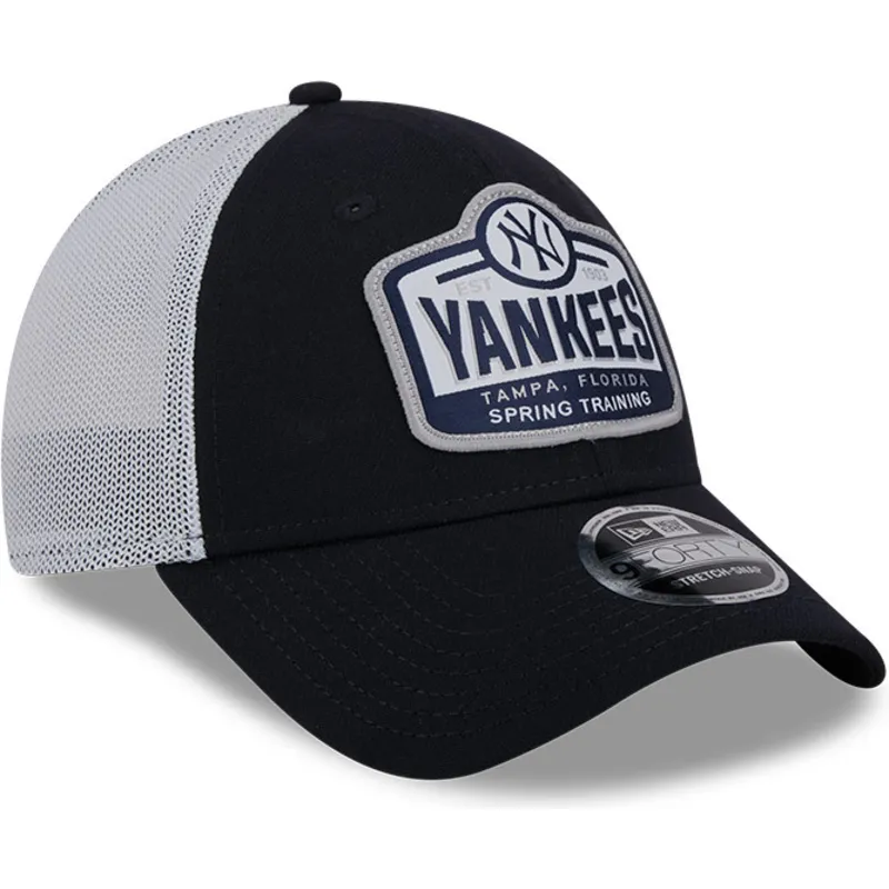 lippikset-kaareva-rekka-laivastonsininen-snapback-9forty-stretch-snap-tab-new-york-yankees-mlb-new-era