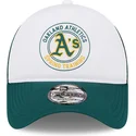 lippikset-kaareva-rekka-vihrea-snapback-9forty-a-frame-circle-oakland-athletics-mlb-new-era
