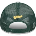 lippikset-kaareva-rekka-vihrea-snapback-9forty-a-frame-circle-oakland-athletics-mlb-new-era