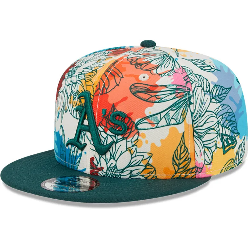 lippikset-littea-monivarinen-snapback-9fifty-spring-oakland-athletics-mlb-new-era