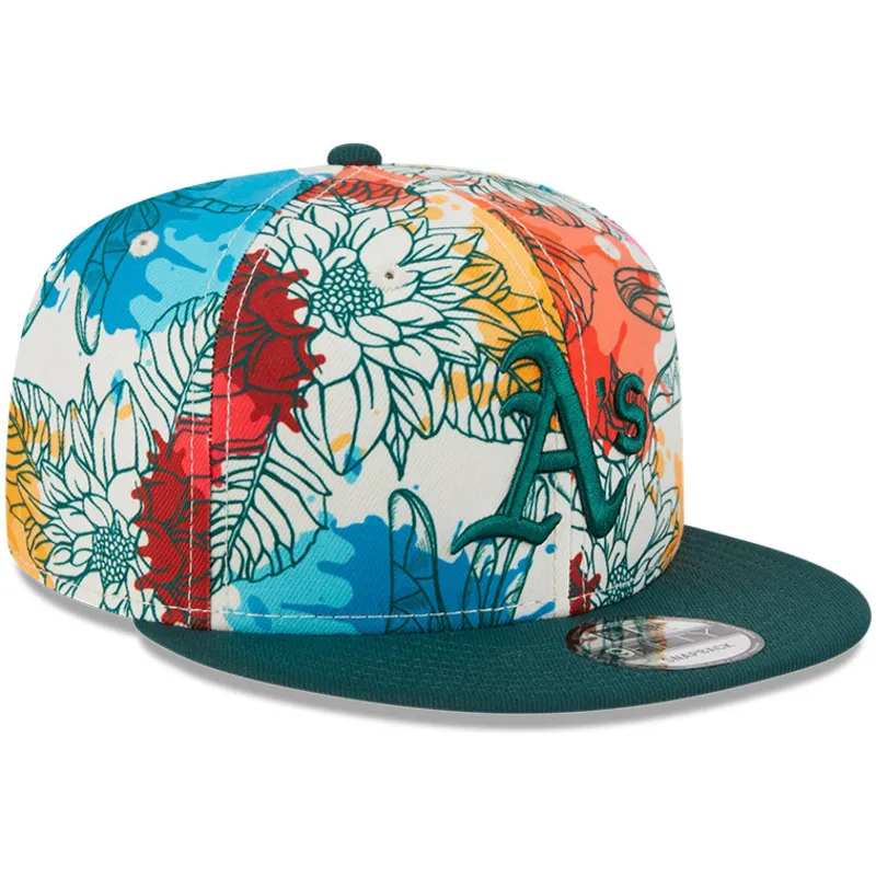 lippikset-littea-monivarinen-snapback-9fifty-spring-oakland-athletics-mlb-new-era