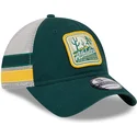 lippikset-kaareva-rekka-vihrea-snapback-9twenty-stripe-oakland-athletics-mlb-new-era
