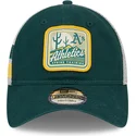 lippikset-kaareva-rekka-vihrea-snapback-9twenty-stripe-oakland-athletics-mlb-new-era