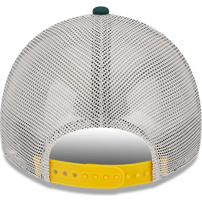 lippikset-kaareva-rekka-vihrea-snapback-9twenty-stripe-oakland-athletics-mlb-new-era