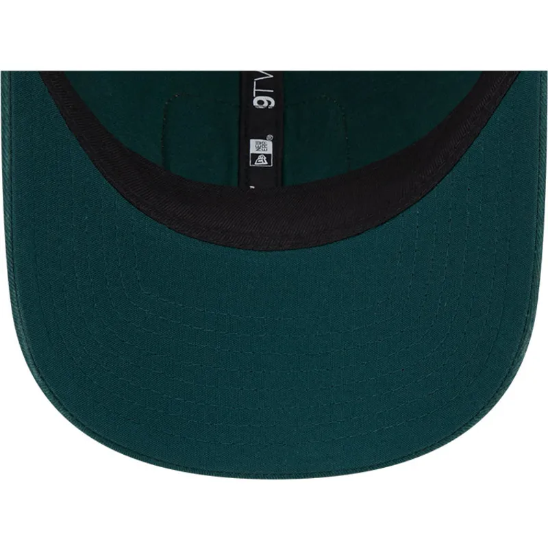 lippikset-kaareva-rekka-vihrea-snapback-9twenty-stripe-oakland-athletics-mlb-new-era
