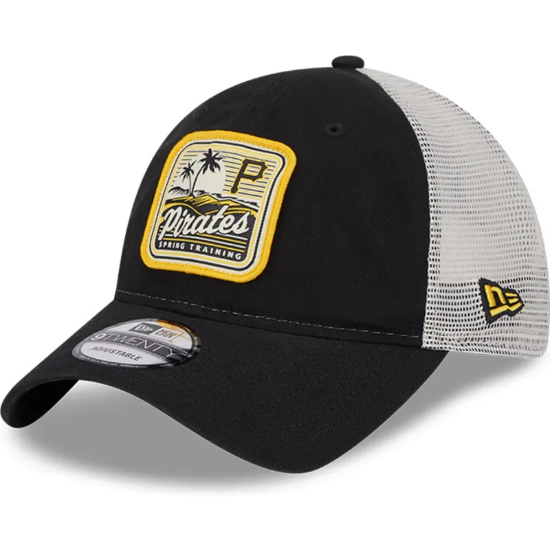 lippikset-kaareva-rekka-musta-snapback-9twenty-stripe-pittsburgh-pirates-mlb-new-era