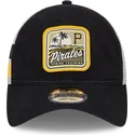 lippikset-kaareva-rekka-musta-snapback-9twenty-stripe-pittsburgh-pirates-mlb-new-era