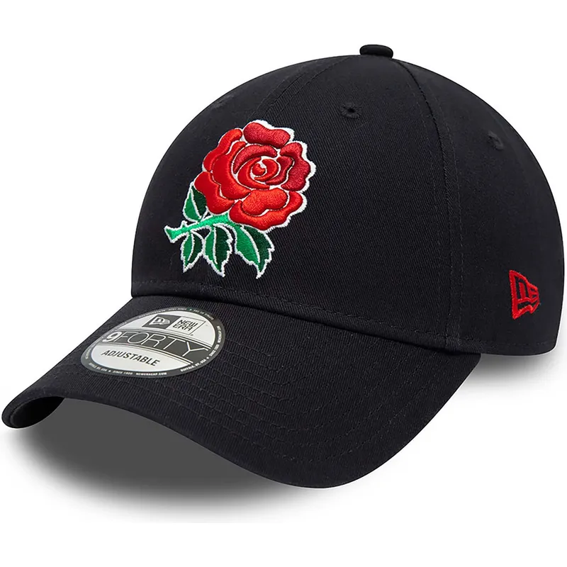 lippikset-kaareva-laivastonsininen-saadettava-nauha-9forty-core-england-rugby-rfu-new-era