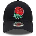 lippikset-kaareva-laivastonsininen-saadettava-nauha-9forty-core-england-rugby-rfu-new-era