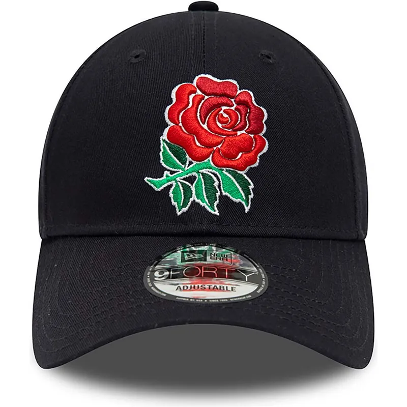 lippikset-kaareva-laivastonsininen-saadettava-nauha-9forty-core-england-rugby-rfu-new-era
