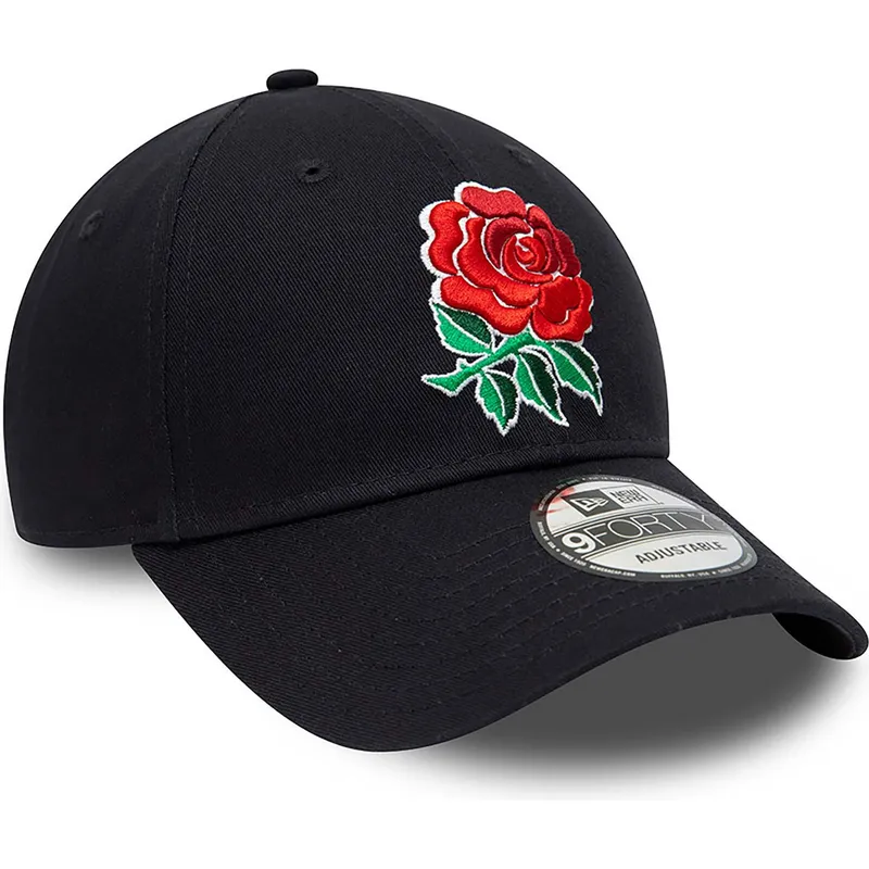 lippikset-kaareva-laivastonsininen-saadettava-nauha-9forty-core-england-rugby-rfu-new-era