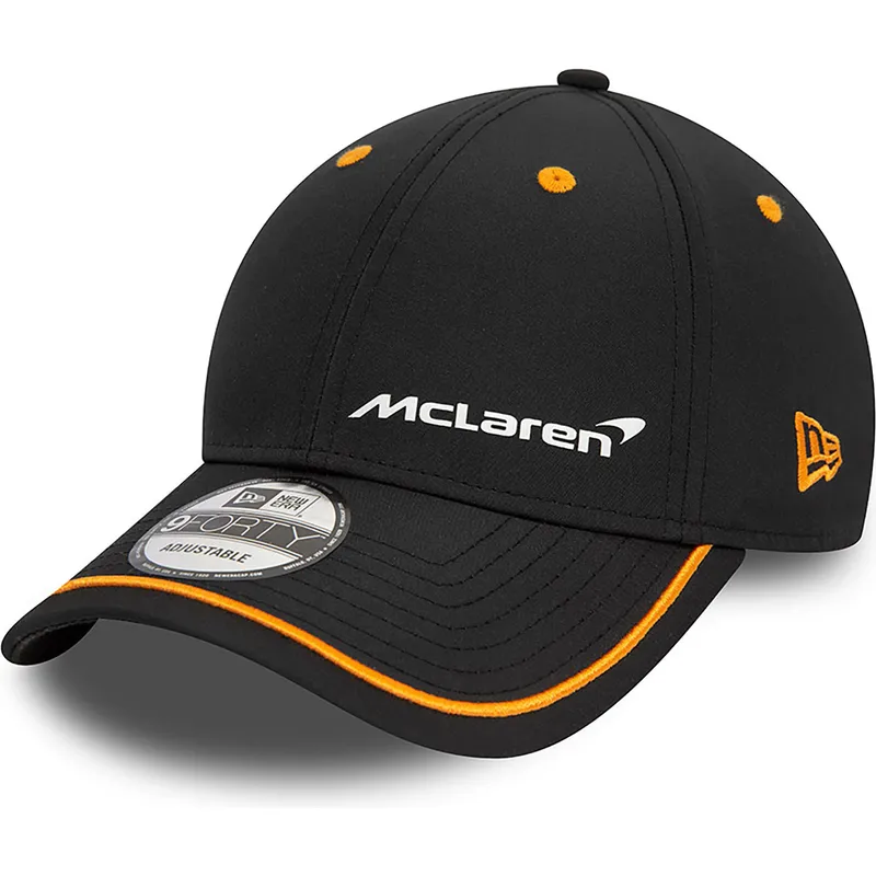 lippikset-kaareva-musta-saadettava-nauha-9forty-contrast-piping-mclaren-racing-formula-1-new-era lippikset-kaareva-musta-saadettava-nauha-9forty-contrast-piping-mclaren-racing-formula-1-new-era