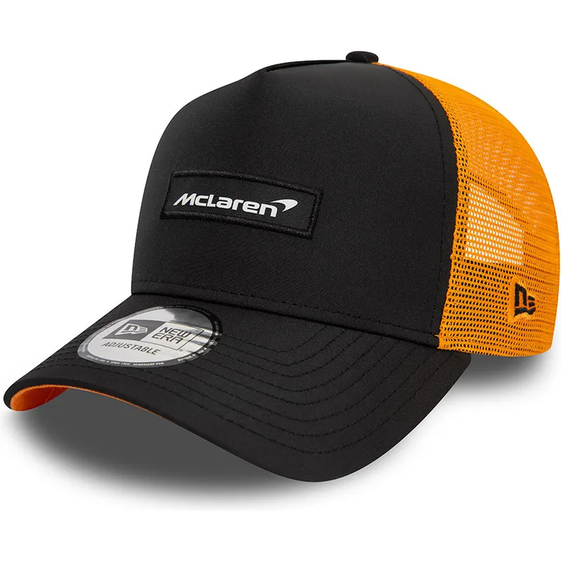 lippikset-kaareva-rekka-musta-snapback-9forty-a-frame-patch-front-mclaren-racing-formula-1-new-era lippikset-kaareva-rekka-musta-snapback-9forty-a-frame-patch-front-mclaren-racing-formula-1-new-era