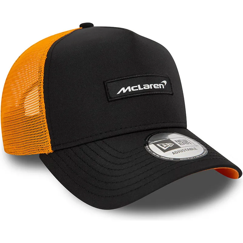 lippikset-kaareva-rekka-musta-snapback-9forty-a-frame-patch-front-mclaren-racing-formula-1-new-era lippikset-kaareva-rekka-musta-snapback-9forty-a-frame-patch-front-mclaren-racing-formula-1-new-era