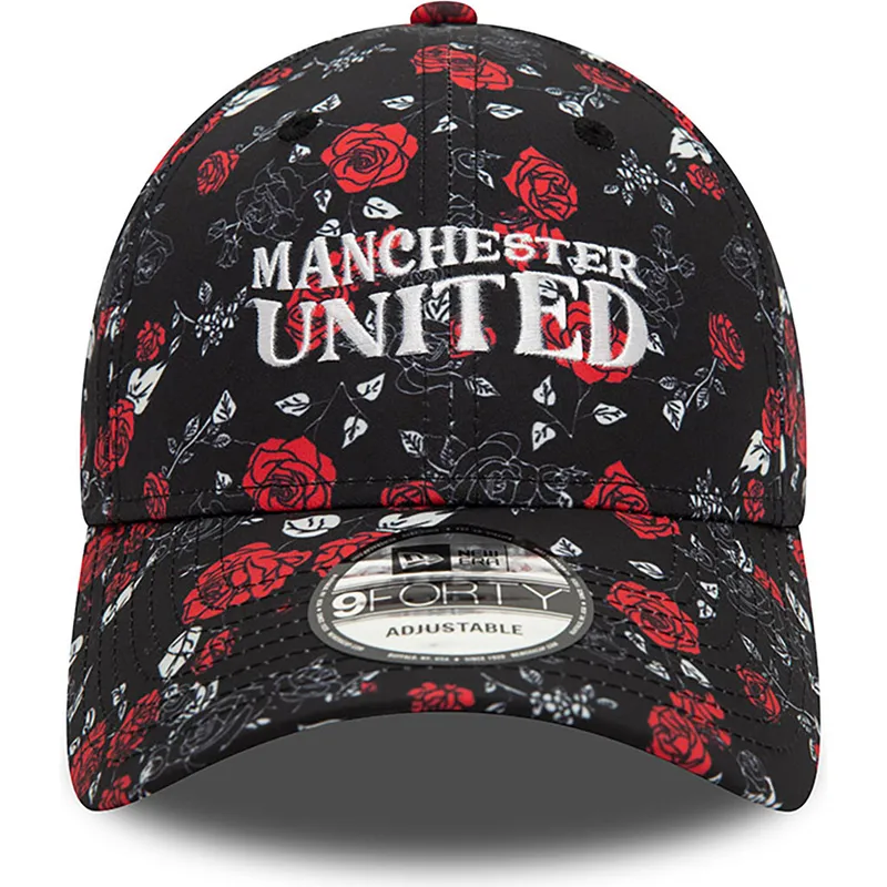 lippikset-kaareva-musta-saadettava-nauha-9forty-floral-all-over-print-manchester-united-football-club-premier-league-new-era