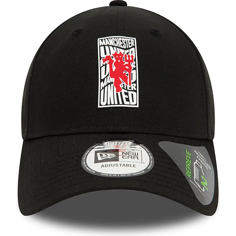lippikset-kaareva-musta-saadettava-nauha-9forty-repreve-wordmark-manchester-united-football-club-premier-league-new-era
