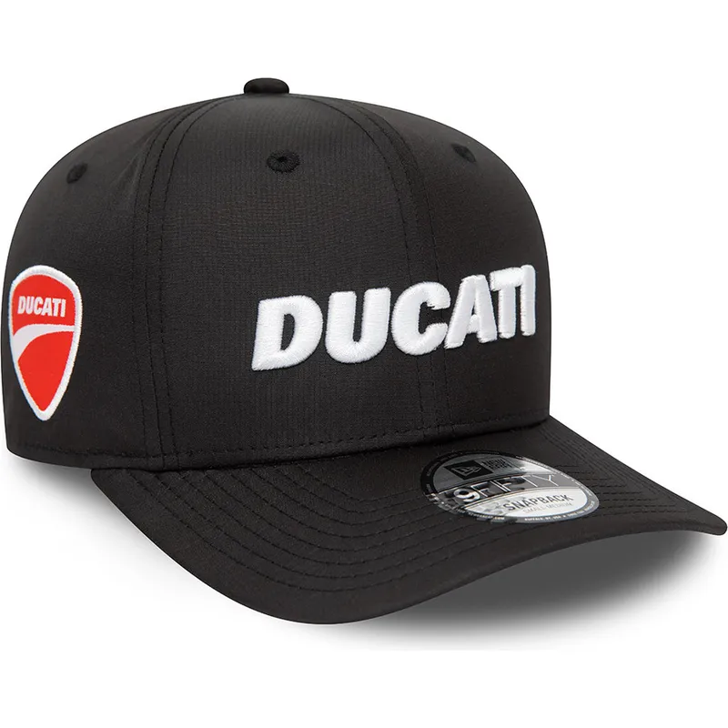 lippikset-kaareva-musta-snapback-9fifty-ripstop-ducati-motor-motogp-new-era