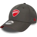 lippikset-kaareva-musta-saadettava-nauha-9forty-ripstop-ducati-motor-motogp-new-era