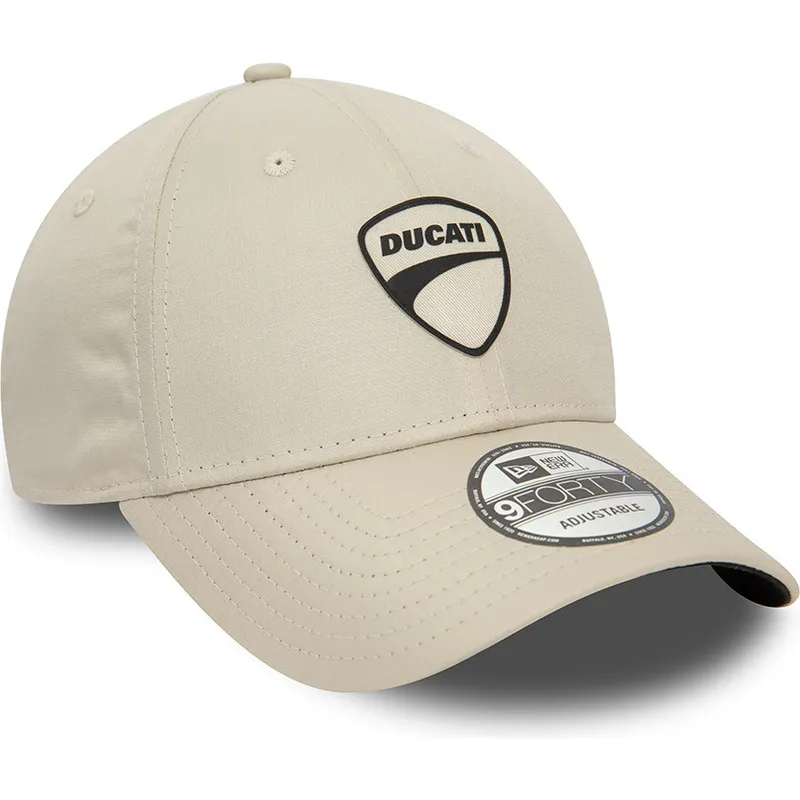 lippikset-kaareva-beige-saadettava-nauha-9forty-ripstop-ducati-motor-motogp-new-era