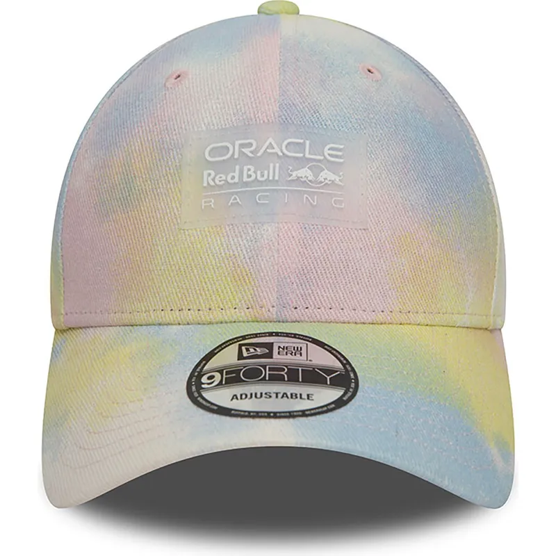 lippikset-kaareva-monivarinen-snapback-9forty-tie-dye-denim-red-bull-racing-formula-1-new-era
