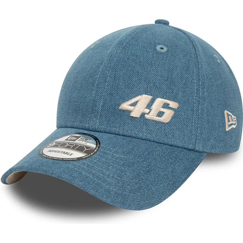 lippikset-kaareva-sininen-snapback-9forty-denim-valentino-rossi-vr46-motogp-new-era