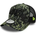 lippikset-kaareva-rekka-musta-snapback-9forty-a-frame-poly-print-valentino-rossi-vr46-motogp-new-era