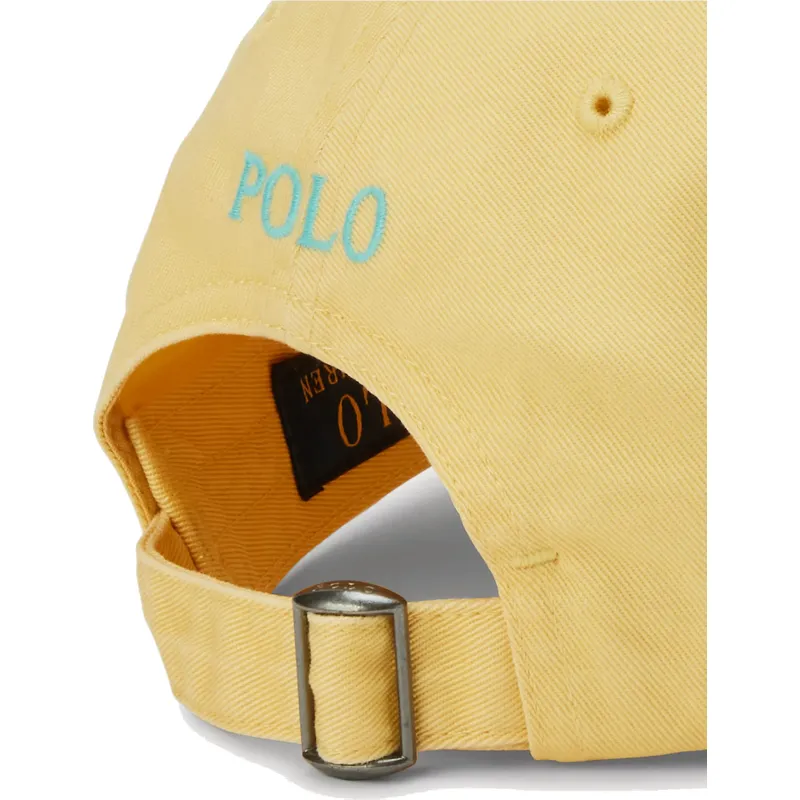 cap-kaareva-yellow-adjustable-strap-polo-ralph-lauren