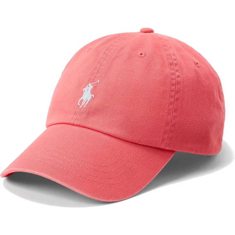 lippikset-kaareva-punainen-saadettava-nauha-cotton-chino-classic-sport-polo-ralph-lauren lippikset-kaareva-punainen-saadettava-nauha-cotton-chino-classic-sport-polo-ralph-lauren
