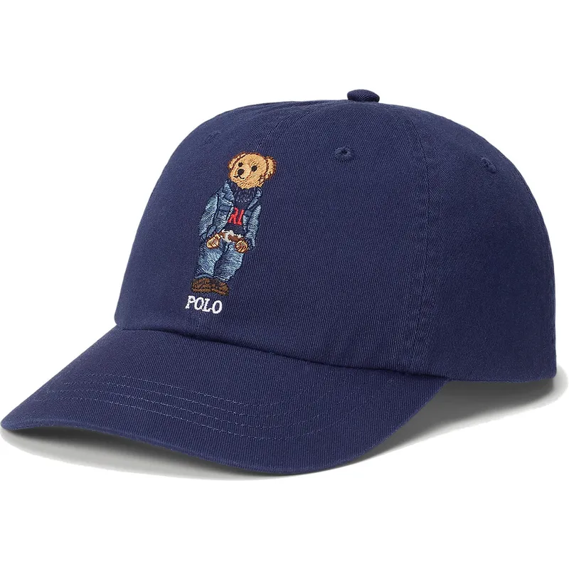 lippikset-kaareva-laivastonsininen-saadettava-nauha-classic-sport-bear-polo-ralph-lauren