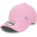 lippikset-kaareva-vaaleanpunainen-snapback-9forty-flawless-new-york-yankees-mlb-new-era