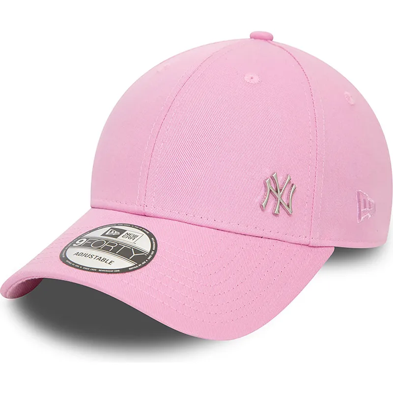 lippikset-kaareva-vaaleanpunainen-snapback-9forty-flawless-new-york-yankees-mlb-new-era