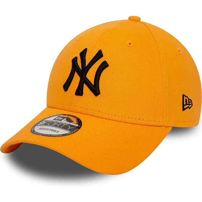 lippikset-kaareva-oranssi-saadettava-nauha-9forty-league-essential-new-york-yankees-mlb-new-era
