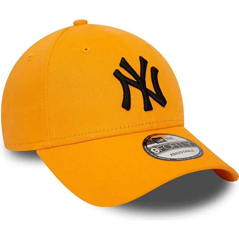 lippikset-kaareva-oranssi-saadettava-nauha-9forty-league-essential-new-york-yankees-mlb-new-era
