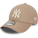 lippikset-kaareva-ruskea-saadettava-nauha-9forty-league-essential-new-york-yankees-mlb-new-era