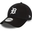 lippikset-kaareva-musta-saadettava-nauha-9forty-league-essential-detroit-tigers-mlb-new-era
