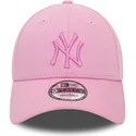lippikset-kaareva-vaaleanpunainen-saadettava-nauha-9forty-league-essential-new-york-yankees-mlb-new-era