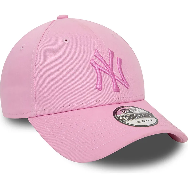 lippikset-kaareva-vaaleanpunainen-saadettava-nauha-9forty-league-essential-new-york-yankees-mlb-new-era