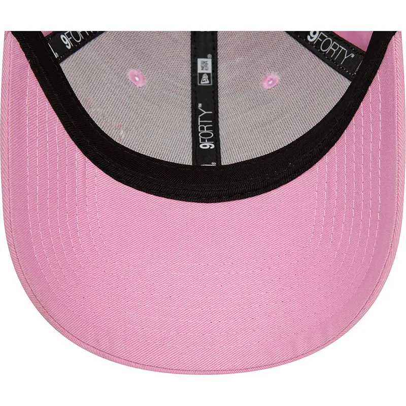 lippikset-kaareva-vaaleanpunainen-saadettava-nauha-9forty-league-essential-new-york-yankees-mlb-new-era