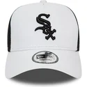 lippikset-kaareva-rekka-valkoinen-snapback-a-frame-league-essential-chicago-white-sox-mlb-new-era