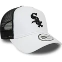 lippikset-kaareva-rekka-valkoinen-snapback-a-frame-league-essential-chicago-white-sox-mlb-new-era
