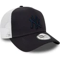 lippikset-kaareva-rekka-laivastonsininen-snapback-a-frame-league-essential-new-york-yankees-mlb-new-era
