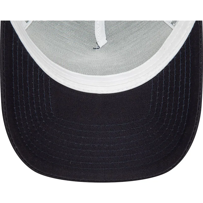 lippikset-kaareva-rekka-laivastonsininen-snapback-a-frame-league-essential-new-york-yankees-mlb-new-era